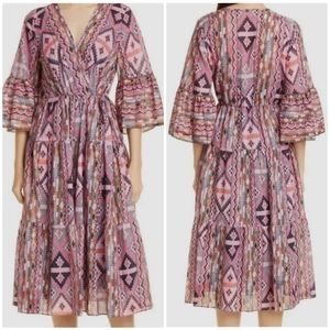 NWT Kobi Halperin Rosa Printed Midi Dress